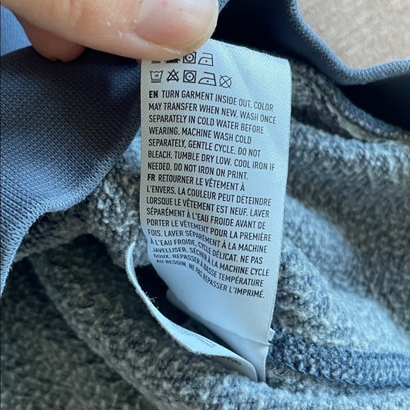 American Eagle Outfitters Oversized Blue Gray Fall Crewneck Sweater - Picture 13 of 13